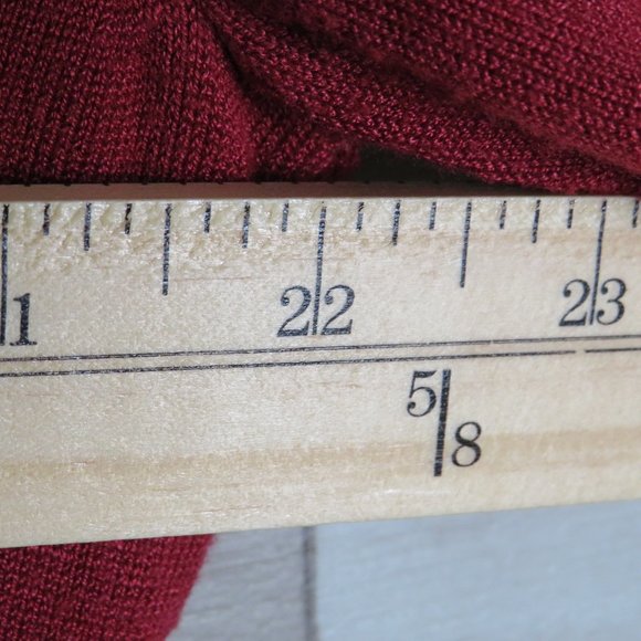 Notations* Women's 3/4 Sleeve Pullover Abstract Undershirt Waist Tie Sweater~ 1X - Picture 10 of 12